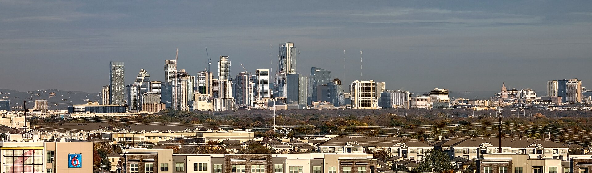 Austin Texas skyline representing economic growth